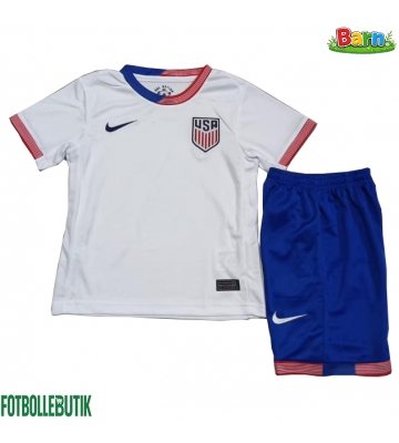 Förenta Staterna Hemmaställ Barn Copa America 2024 Kortärmad (+ Korta byxor)